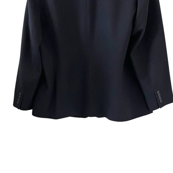 Pendleton 100% Wool Button Front Blazer In Black Size 18 - Picture 11 of 14